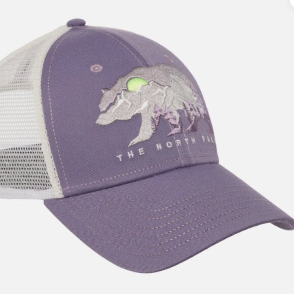 The North Face Embroidered Mudder Trucker Hat, Bear Graphic NWT - Picture 1 of 6